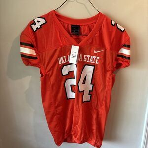 Oklahoma State Cowboys Football Jersey Mens Large Nike Pro Orange 24 NWT